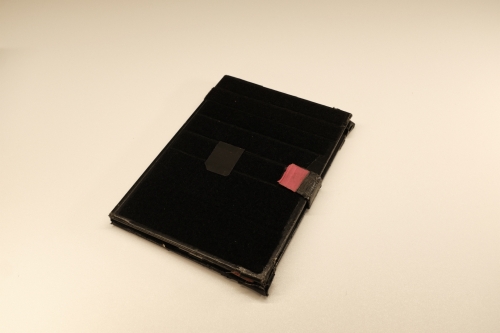 Folder with backup numbers and letters