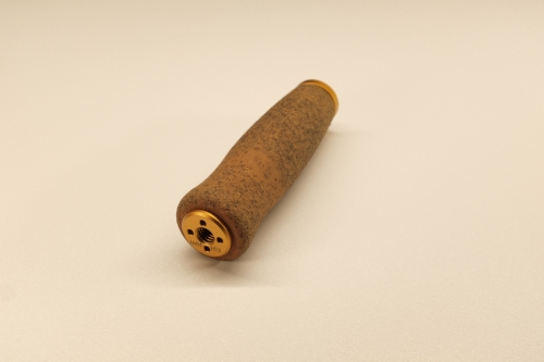 3/8“ Rat Grip.Orange with laser engraved contact information. 