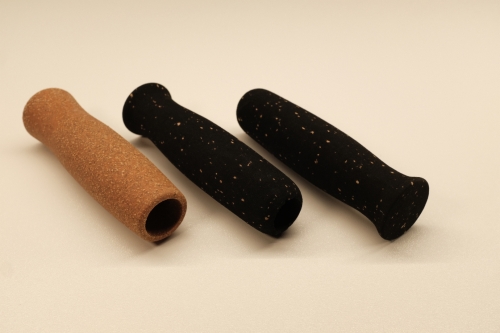 Extra bike handle grip included; 1x orange rubber and 2x black foam.